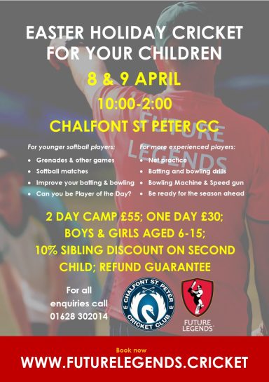 Easter holiday cricket